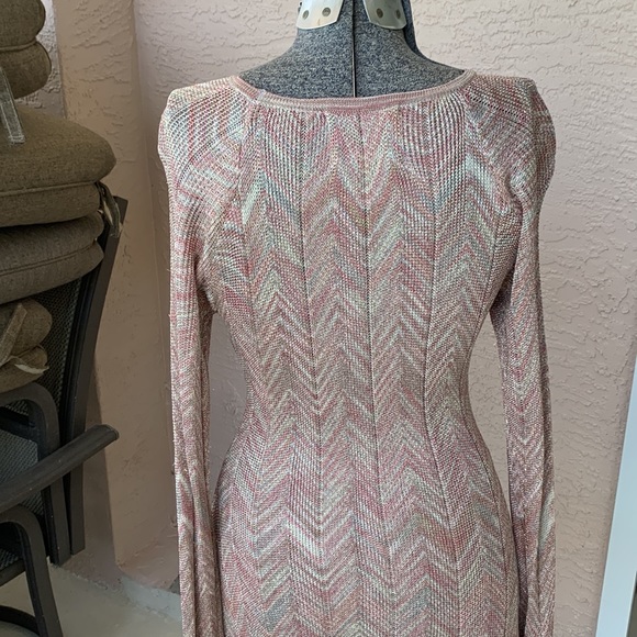 Intrigue long sleeve sweater tunic or dress with asymmetrical hem - Picture 3 of 10